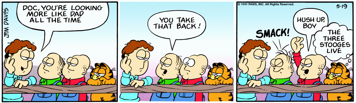 Garfield, May 19, 1983