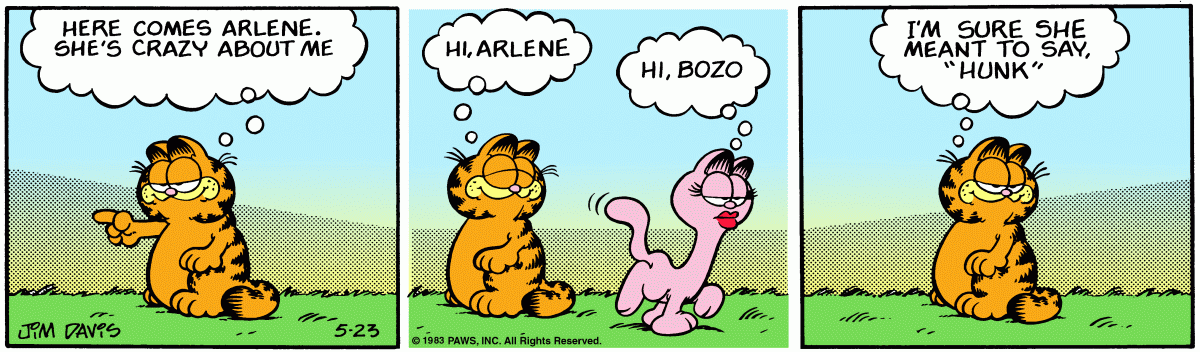 Garfield, May 23, 1983