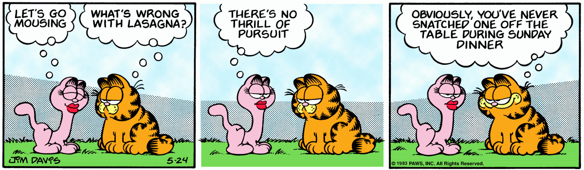 Garfield, May 24, 1983