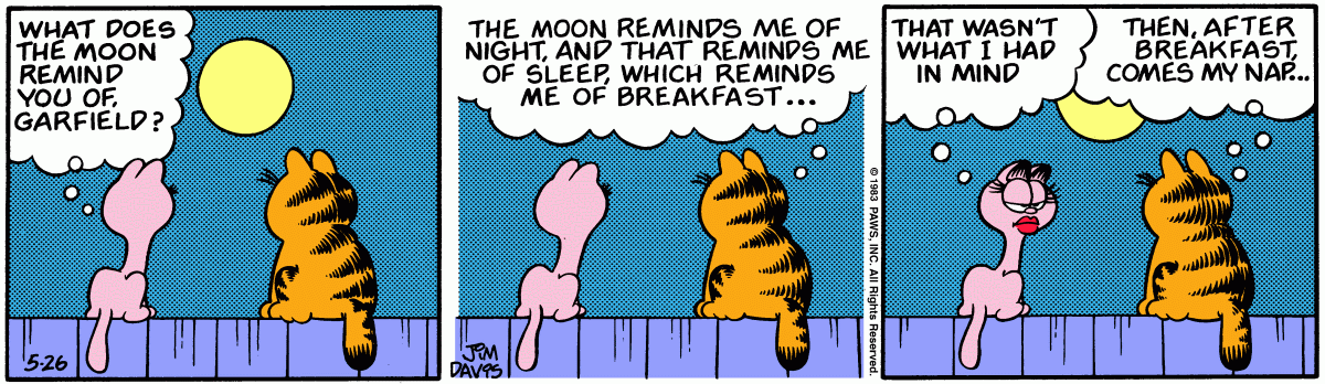 Garfield, May 26, 1983