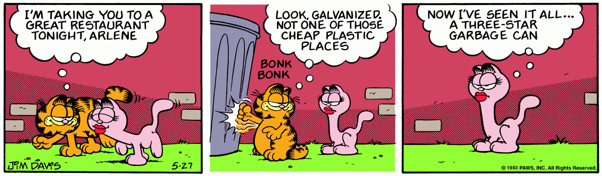 Garfield, May 27, 1983