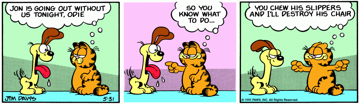 Garfield, May 31, 1983