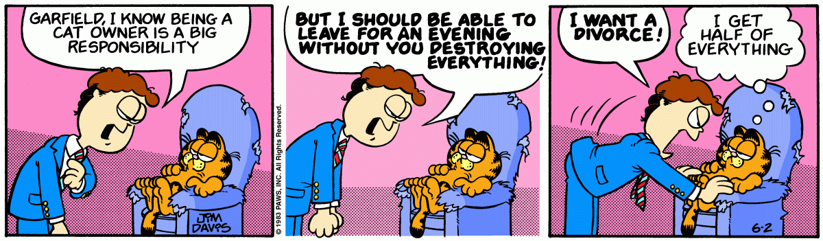 Garfield, June 2, 1983