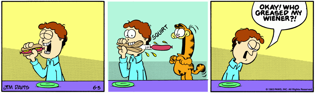 Garfield, June 3, 1983