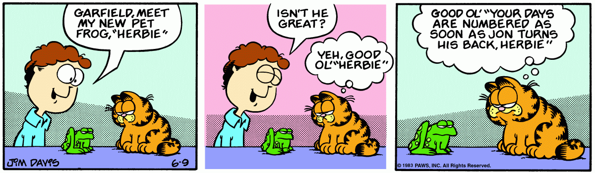 Garfield, June 9, 1983