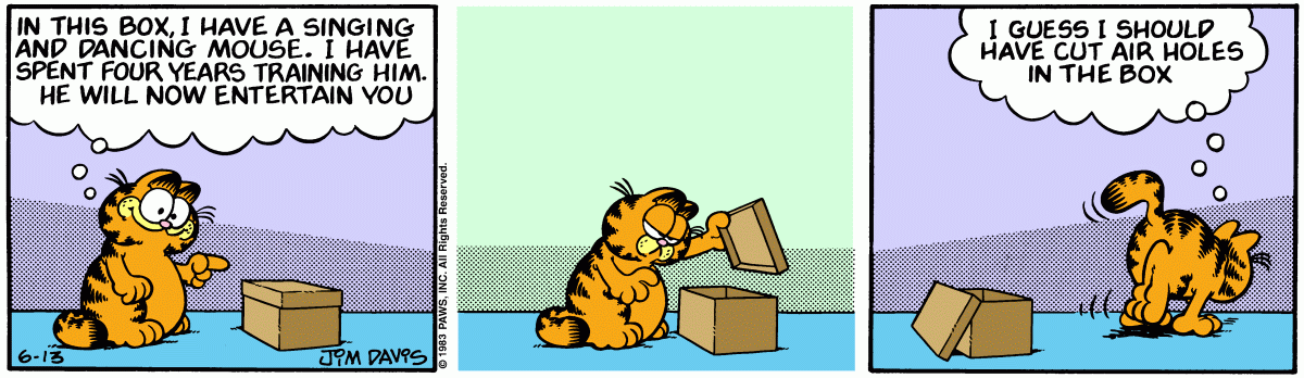 Garfield, June 13, 1983