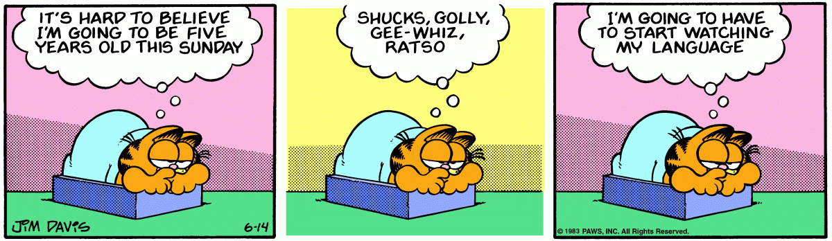 Garfield, June 14, 1983