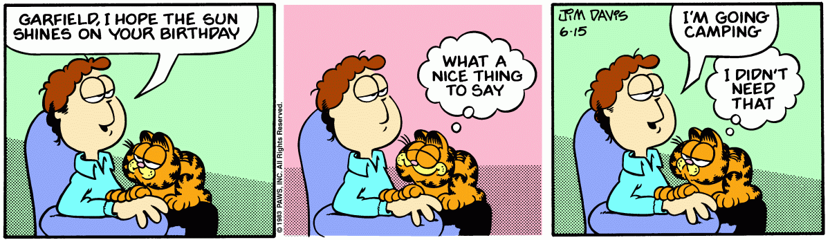 Garfield, June 15, 1983