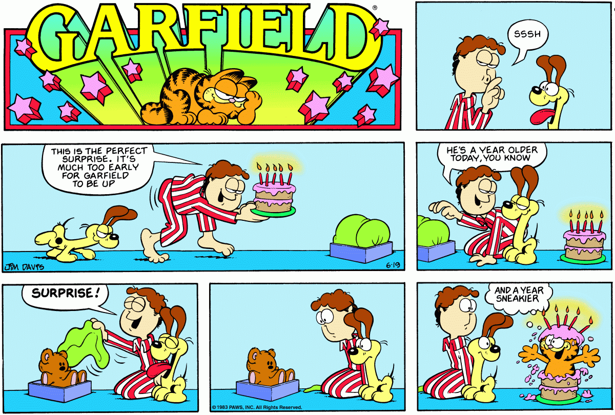 Garfield, June 19, 1983