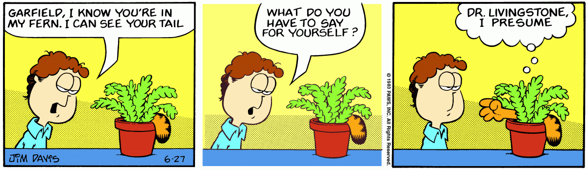 Garfield, June 27, 1983
