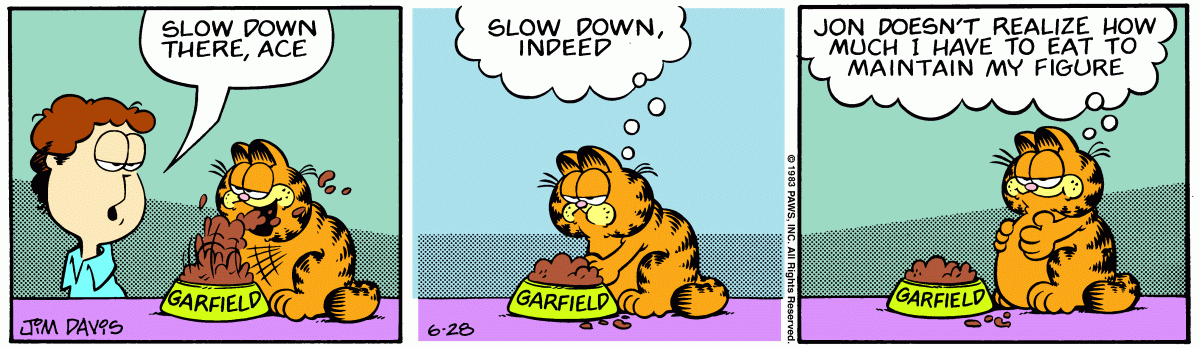 Garfield, June 28, 1983
