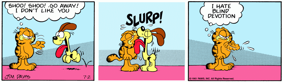 Garfield, July 2, 1983