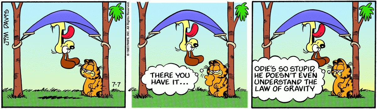 Garfield, July 7, 1983