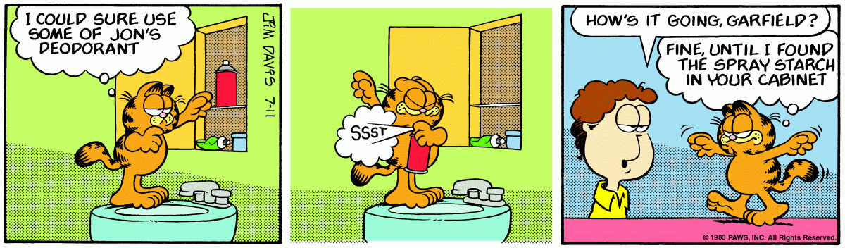 Garfield, July 11, 1983