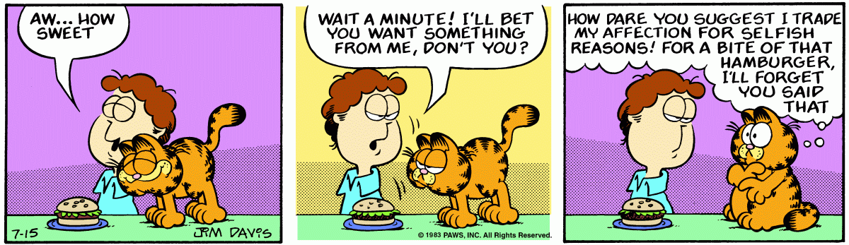 Garfield, July 15, 1983