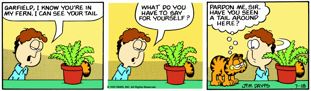 Garfield, July 18, 1983