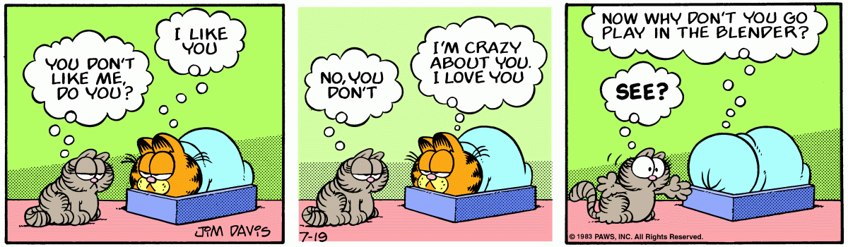 Garfield, July 19, 1983