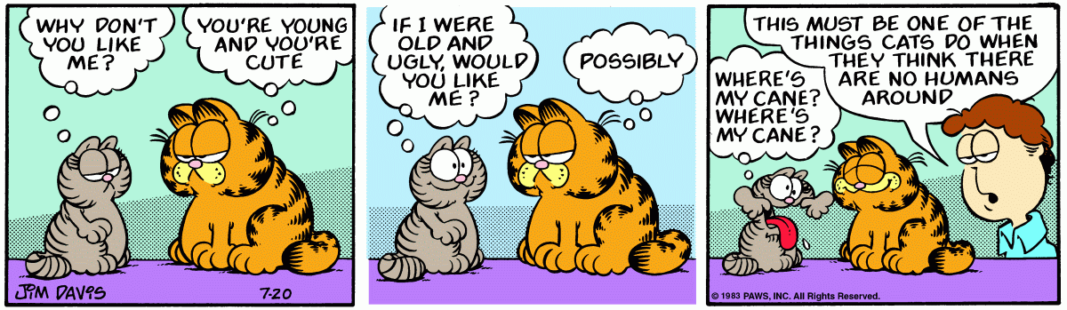 Garfield, July 20, 1983