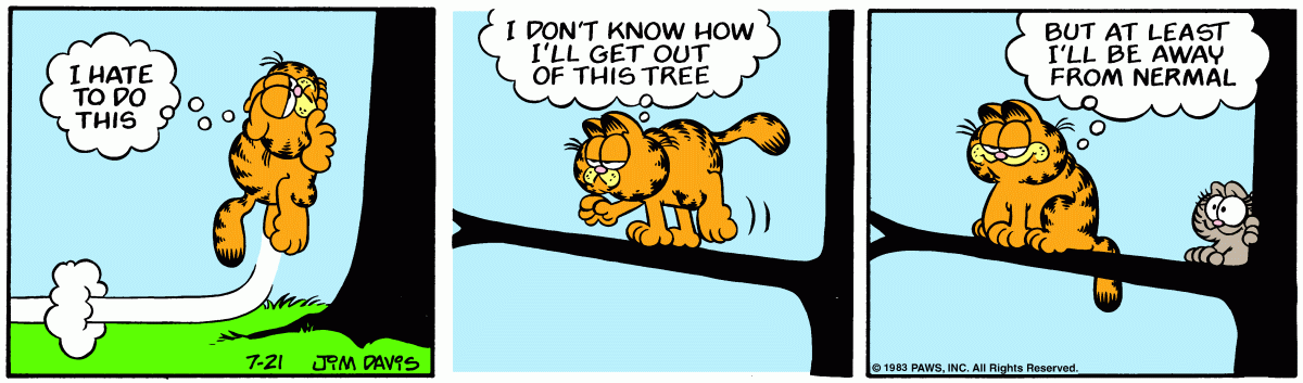Garfield, July 21, 1983
