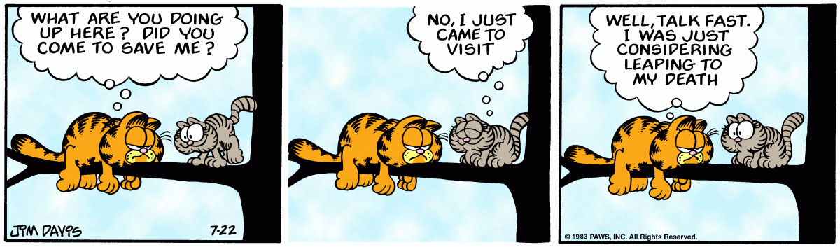 Garfield, July 22, 1983