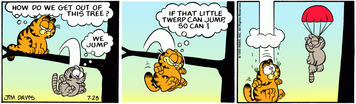 Garfield, July 23, 1983