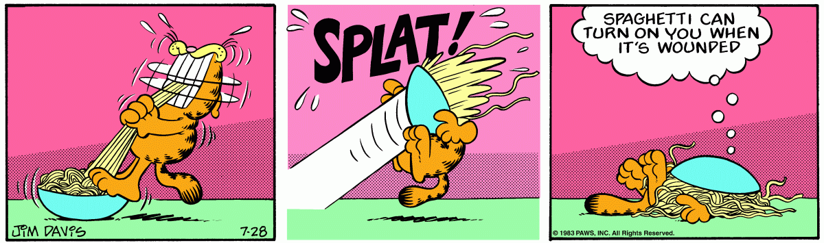 Garfield, July 28, 1983