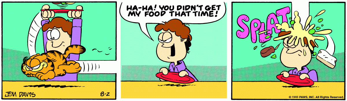 Garfield, August 2, 1983