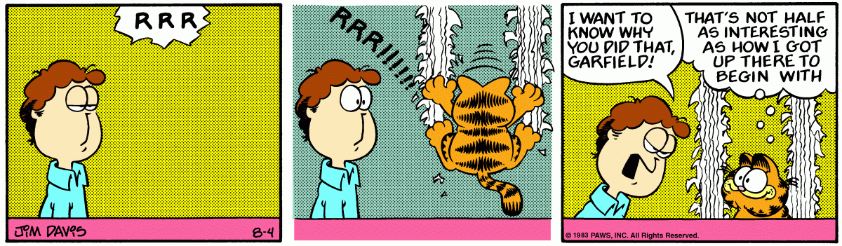 Garfield, August 4, 1983