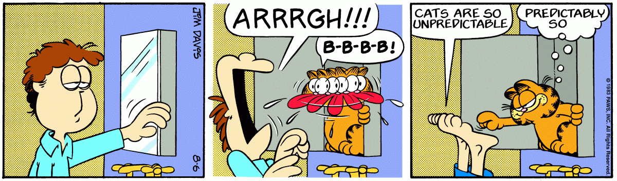 Garfield, August 6, 1983
