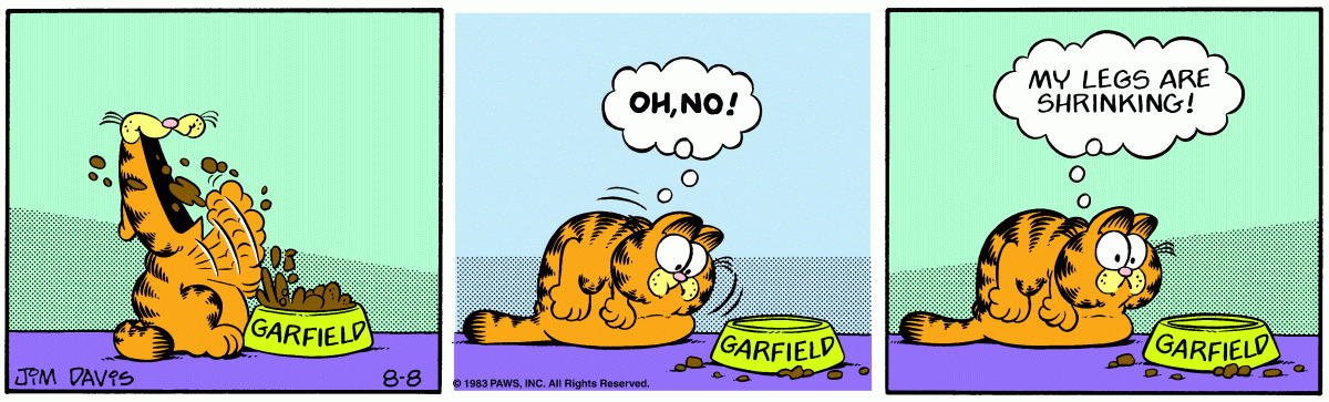 Garfield, August 8, 1983