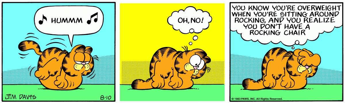 Garfield, August 10, 1983