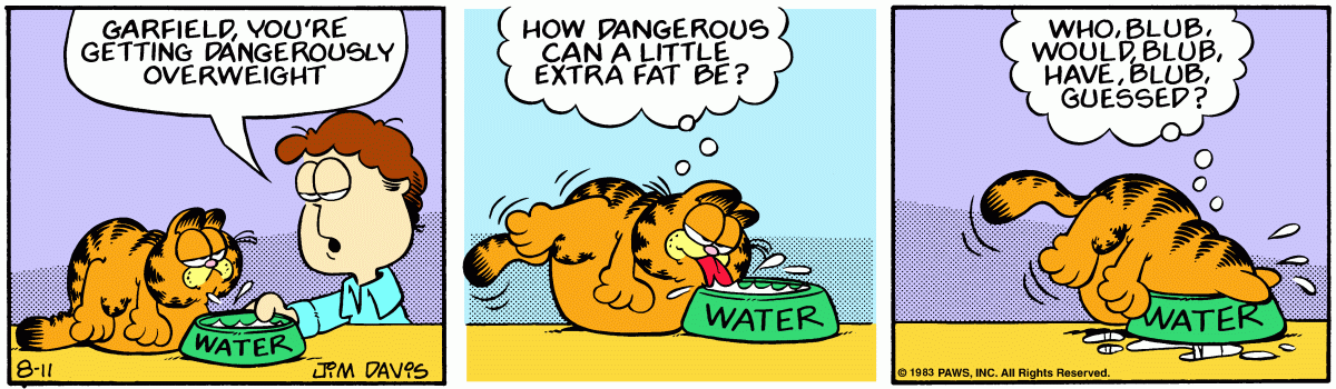 Garfield, August 11, 1983