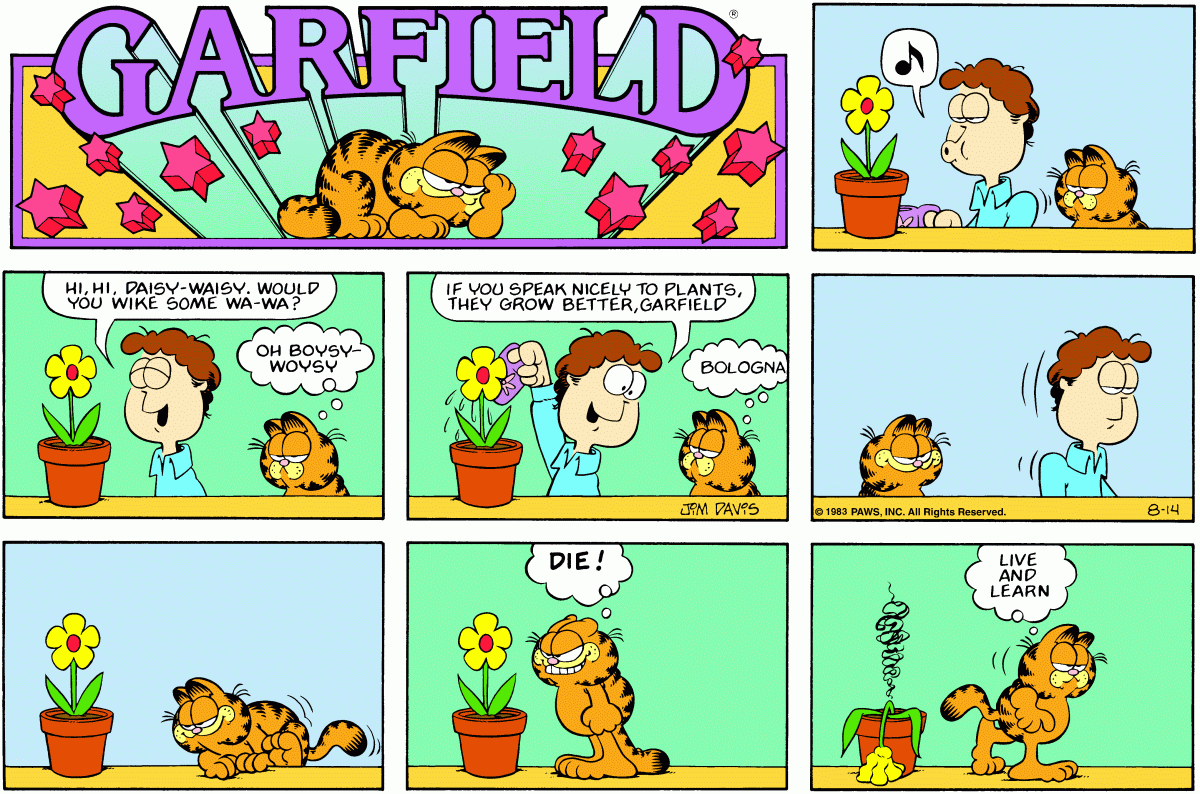 Garfield, August 14, 1983