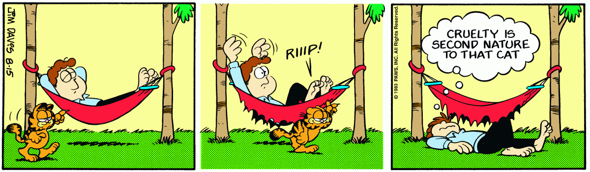 Garfield, August 15, 1983