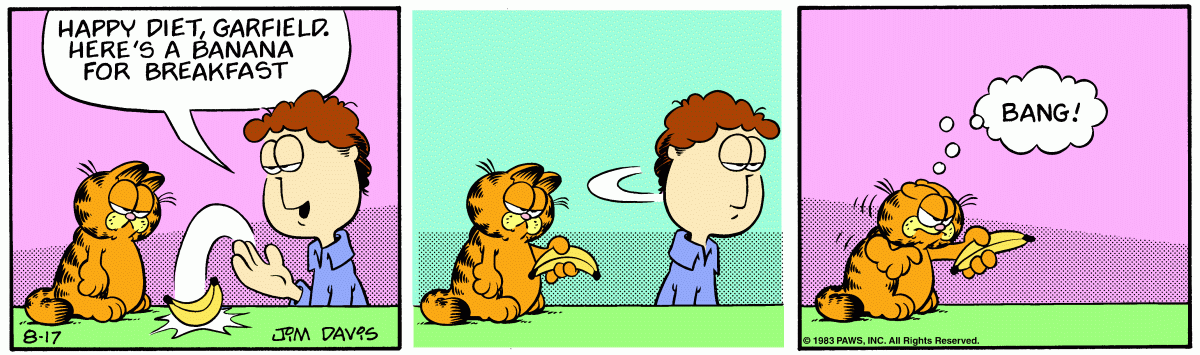 Garfield, August 17, 1983