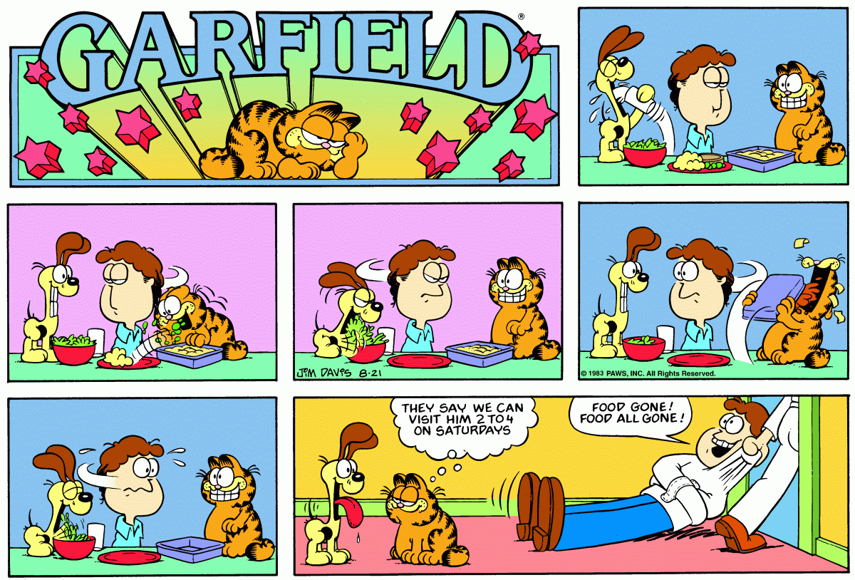 Garfield, August 21, 1983