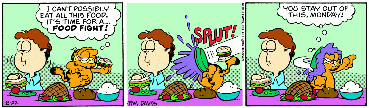 Garfield, August 22, 1983