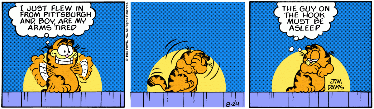 Garfield, August 24, 1983