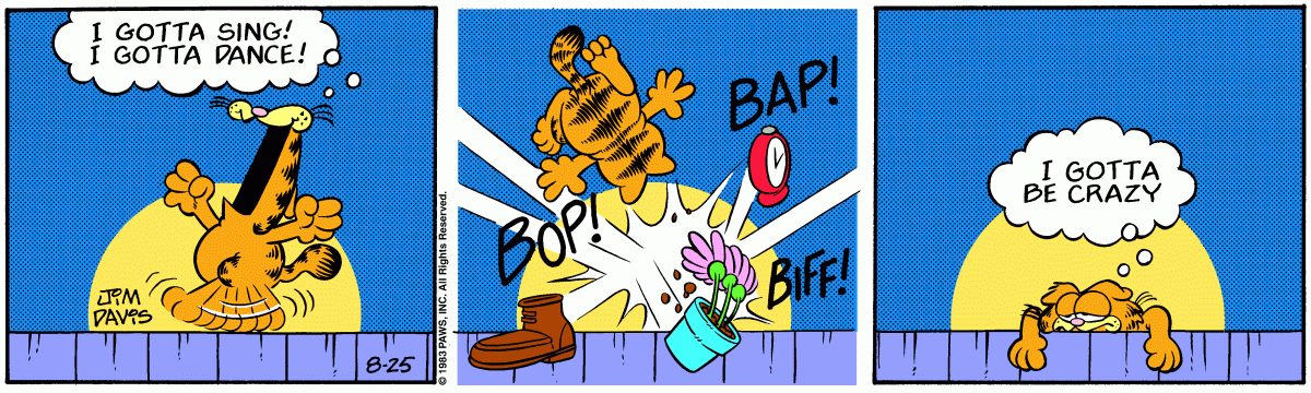 Garfield, August 25, 1983