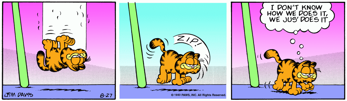 Garfield, August 27, 1983