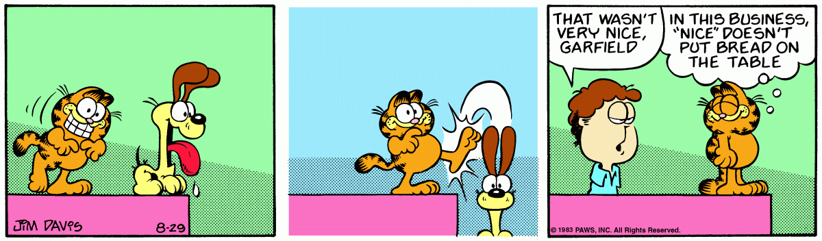 Garfield, August 29, 1983