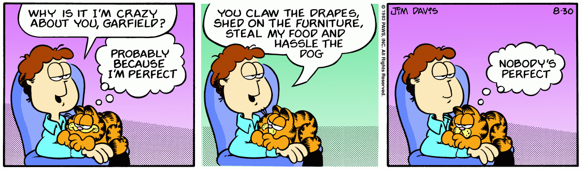 Garfield, August 30, 1983
