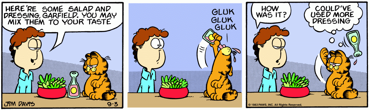 Garfield, September 3, 1983