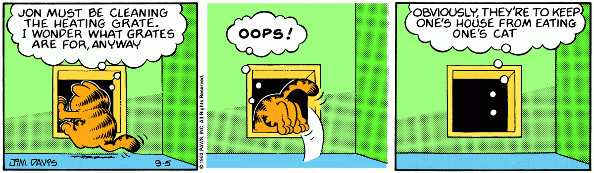 Garfield, September 5, 1983