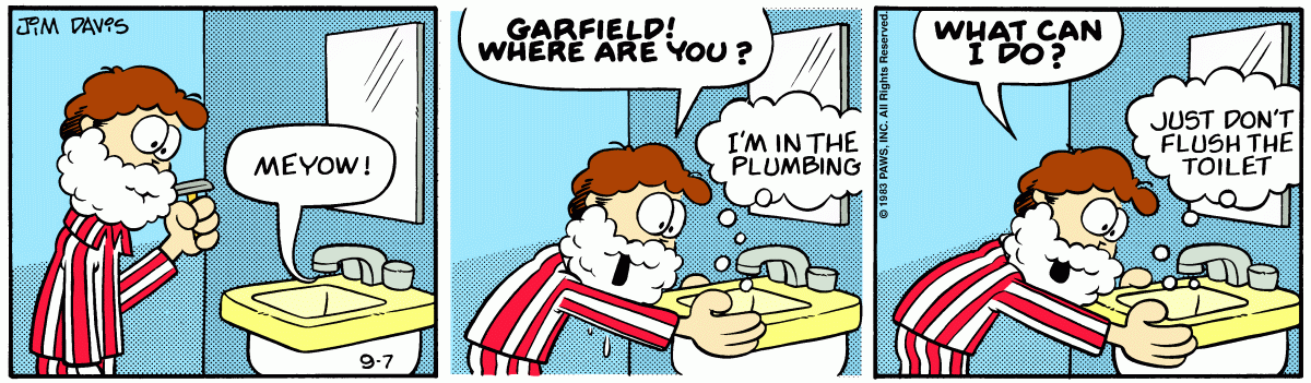 Garfield, September 7, 1983