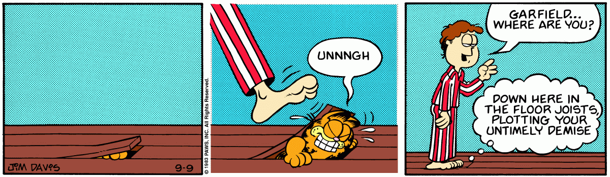 Garfield, September 9, 1983
