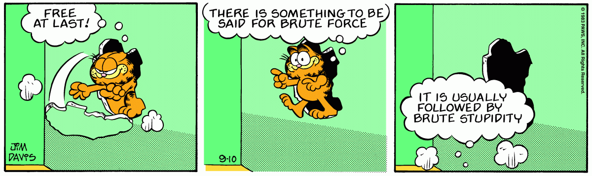 Garfield, September 10, 1983
