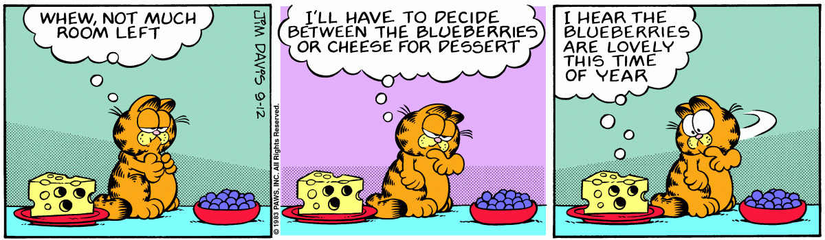 Garfield, September 12, 1983