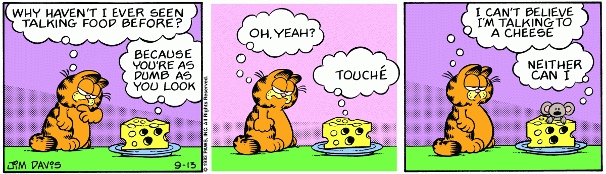 Garfield, September 13, 1983