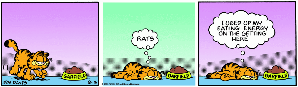 Garfield, September 19, 1983